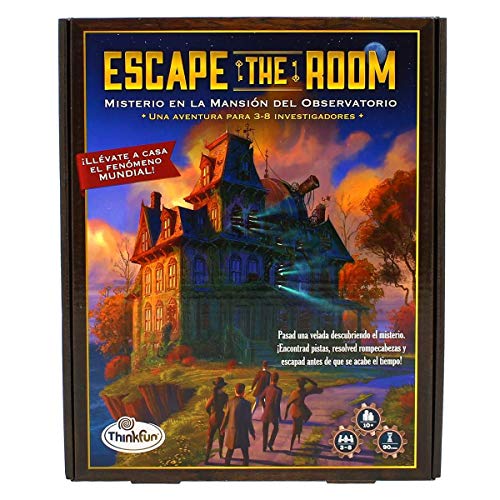 ThinkFun 76368, Escape The Room: Mystery in The Observatory Mansion, Brettspiel, spanische Version, 3-8 Spieler, Empfohlenes Alter 10+ von Ravensburger