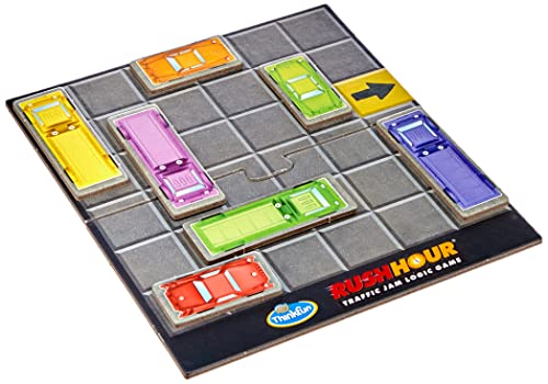 ThinkFun 76369 - Rush Hour® - Das bekannte Logikspiel im kompakten Format von ThinkFun