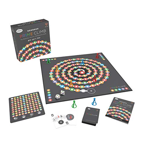 ThinkFun - 76429 - Prime Climb - Das farbenfrohe Mathespiel für Jungen und Mädchen ab 10 Jahren, auch für Erwachsene. Spielerisches Mathematiktraining für das Gehirn. von ThinkFun