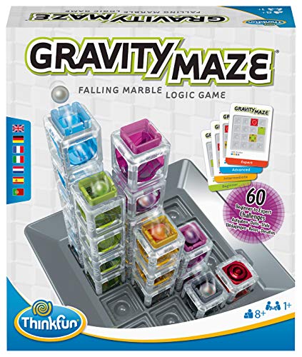 ThinkFun 76433 - Gravity Maze - Spiel für Erwachsene und Kinder ab 8 Jahren, Spannendes Logikspiel für 1 oder mehrere Spieler von ThinkFun