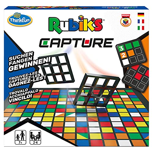 ThinkFun - 76463 - Rubik's Capture - das rasante Farben- und Muster-Suchspiel für 4 Personen ab 7 Jahren. EIN schnelles Spiel für Jungen und Mädchen. ThinkFun - 76463 - Rubik's Capture - das rasante Farben- und Muster-Suchspiel für 4 Personen ab 7 Jahren. EIN schnelles Spiel für Jungen und Mädchen. von ThinkFun