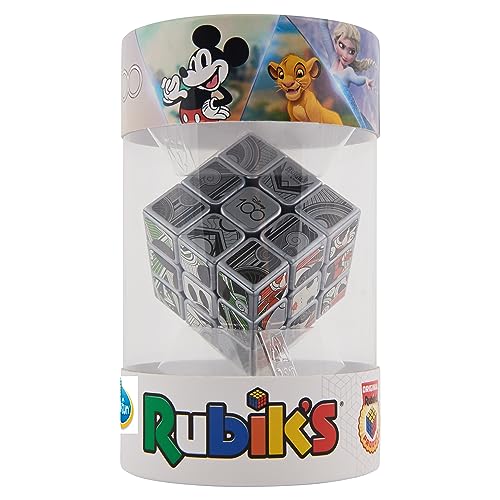 ThinkFun - 76545 - Rubik's Cube Disney 100 - Der Disney-Cube im exklusiven Platin-Look, zum 100 jährigen Disney-Jubiläum. EIN Sammlerstück und Denkspiel für Erwachsene und Kinder ab 8 Jahren ThinkFun - 76545 - Rubik's Cube Disney 100 - Der Disney-Cube im exklusiven Platin-Look, zum 100 jährigen Disney-Jubiläum. EIN Sammlerstück und Denkspiel für Erwachsene und Kinder ab 8 Jahren von ThinkFun