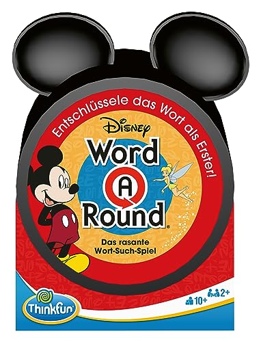 ThinkFun - 76549 - WordARound-Disney - Das Wortsuchspiel. Entschlüssle das Wort als Erster! EIN Suchspiel für 2-4 Spieler ab 10 Jahren. von ThinkFun