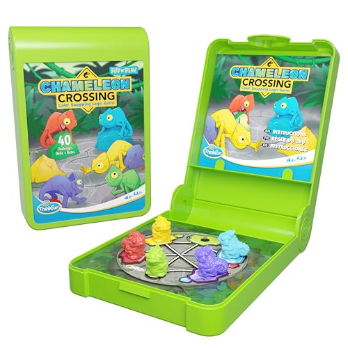 ThinkFun Flip N' Play: Chameleon Crossing Travel Logic Game for Road Trips, Plane Rides, and Vacations von ThinkFun