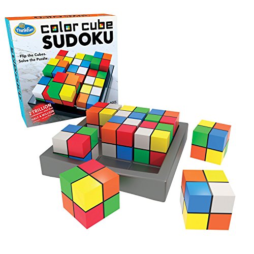 Thinkfun 1560 Farbwürfel lustige, preisgekrönte Version von Sudoku mit Farben anstelle von Zahlen für Kinder ab 8 Jahren, Mehrfarbig von Ravensburger