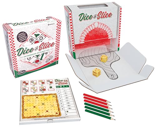 Thinkfun - 76578 - Dice & Slice - Das Roll & Write Strategiespiel von ThinkFun