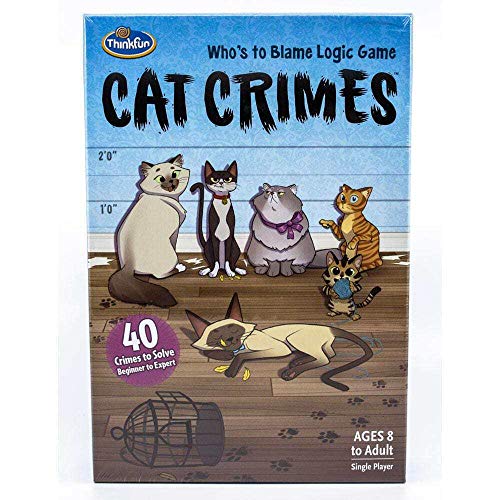 Thinkfun Cat Crimes Who's to Blame Brain Teaser Logik-Herausforderungsspiel für Kinder und Erwachsene ab 8 Jahren Thinkfun Cat Crimes Who's to Blame Brain Teaser Logik-Herausforderungsspiel für Kinder und Erwachsene ab 8 Jahren von ThinkFun