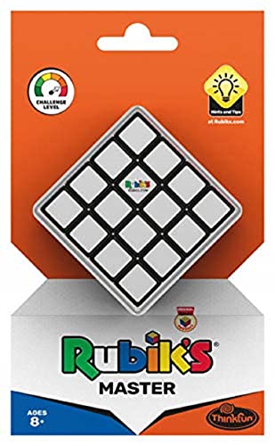 Thinkfun Rubik's Master, Zauberwürfel im 4x4 Format, größere Herausforderung als der original Rubik's Cube 3x3, Denkspiel für Erwachsene und Kinder ab 8 Jahren von ThinkFun