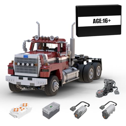 Thinkizen Technik Truck Modell, 1:17 MOC High-Tech Truck 6x6 Modell Bausteine Ziegel Konstruktionsspielzeug mit Federung,2-Gang-Getriebe & voll ferngesteuert, Geschenk für Auto & Tech-Fans, 2208 Teile Thinkizen Technik Truck Modell, 1:17 MOC High-Tech Truck 6x6 Modell Bausteine Ziegel Konstruktionsspielzeug mit Federung,2-Gang-Getriebe & voll ferngesteuert, Geschenk für Auto & Tech-Fans, 2208 Teile von Thinkizen