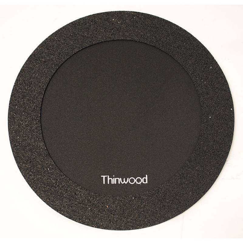 Thinwood Snare Drum Damper Pad 14" with Fleece Übungspad von Thinwood