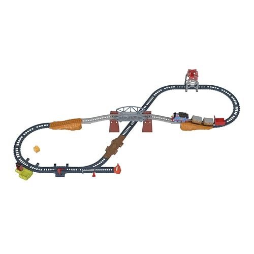 Thomas & Friends 3-in-1 Pakettransport Zugset mit batteriebetriebenem Thomas für Kinder im Kindergartenalter ab 3 Jahren, HGX64 von THOMAS & FRIENDS