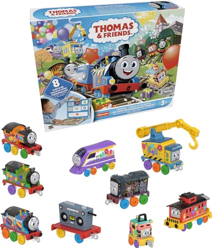 Thomas & Friends Spielzeugzüge Geschenkset Thomas' 7 Tage voller Überraschungen, 10-teilige Druckguss-Fahrzeuge mit Fracht für Kinder ab 3 Jahren Thomas & Friends Spielzeugzüge Geschenkset Thomas' 7 Tage voller Überraschungen, 10-teilige Druckguss-Fahrzeuge mit Fracht für Kinder ab 3 Jahren von Thomas & Friends