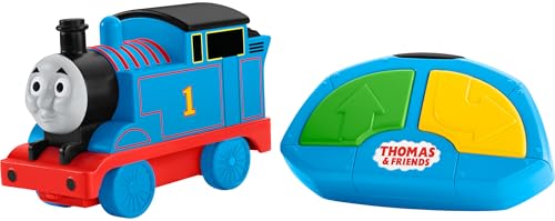 Fisher-Price My First Thomas & Friends R/C Thomas, battery-powered remote-controlled train engine with character phrases for toddlers, GPV86 von THOMAS & FRIENDS