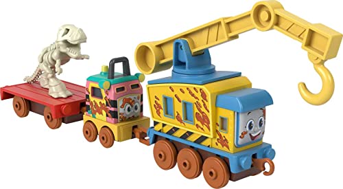 Fisher-Price Thomas & Friends Dino Fix 'Em Up Druckguss Motor Zug Spielzeug Push-Lang von THOMAS & FRIENDS