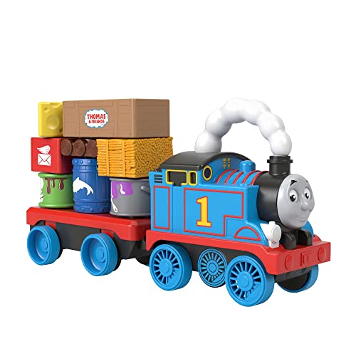 Thomas & Friends Fisher-Price GWX07 - Wobble Cargo Stacker Train von THOMAS & FRIENDS