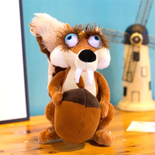 Threegoat Funny Cute Animal Doll Ice Age 3 Scrat Squirrel Stuffed Plush Toy Gift 27Cm von Threegoat