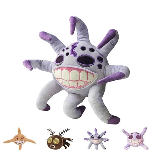 Threegoat Plush Toy, 2024 New Monster Grumble Giggle Gloombat Plush Toy, Horror Game Stuffed Plush Figure, Gift for Boys Girls Adult Fans, von Threegoat