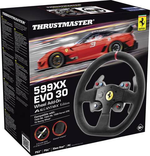 Thrustmaster 599XX EVO 30 Alcantara Edition Lenkrad Add-On Xbox One, PlayStation 3, PlayStation 4, P von Thrustmaster
