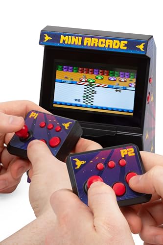 Mini-Arcade-Maschine, Plug-and-Play-TV-Spiele, 2 Spieler, 300 integrierte Spiele, 8-Bit-Retro-Arcade-Spiele, 4,3-Zoll-Vollfarbbildschirm, kabellose Joysticks, Geschenk für Männer – ThumbsUp! Mini-Arcade-Maschine, Plug-and-Play-TV-Spiele, 2 Spieler, 300 integrierte Spiele, 8-Bit-Retro-Arcade-Spiele, 4,3-Zoll-Vollfarbbildschirm, kabellose Joysticks, Geschenk für Männer – ThumbsUp! von Thumbs Up