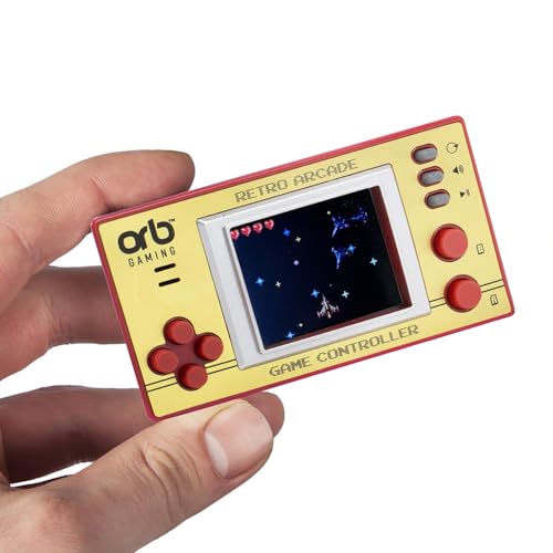 Mini-Retro-Spielekonsole, 150 integrierte Spiele, 8-Bit-Retro-Gaming-Handkonsole, Taschenkonsole mit 1,8-Zoll-Vollfarb-LCD-Bildschirm, Spielekonsole mit immersivem Sound – ThumbsUp! von Thumbs Up