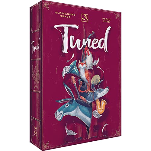 Tuned Brettspiel | Tier-Stapelspiel | Tic-Tac-Toe Strategiespiel für Erwachsene und Jugendliche | ab 14 Jahren | 2 Spieler | durchschnittliche Spielzeit 20 Minuten | hergestellt von Thundergryph Games von Thunder Gryph