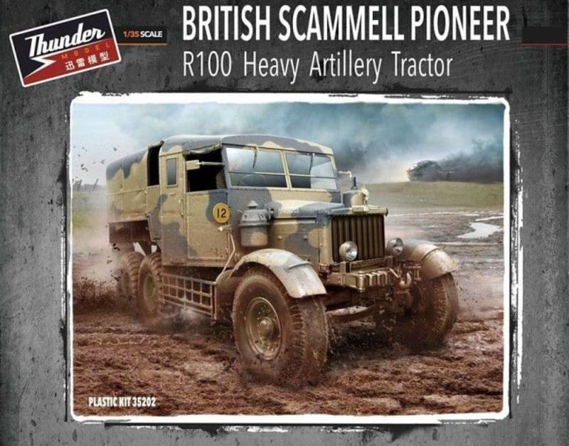 British Scammell Pioneer R100 artillery Tractor von Thundermodels