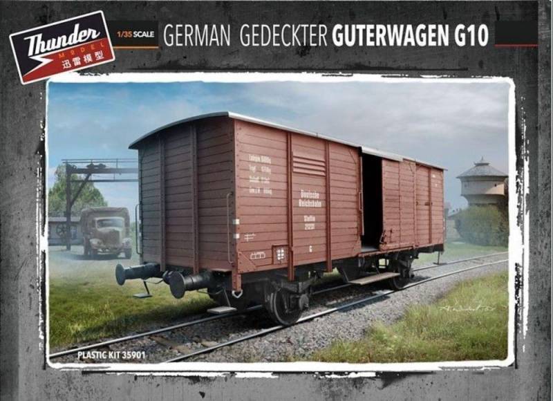 German Gedeckter Güterwagen G10 von Thundermodels