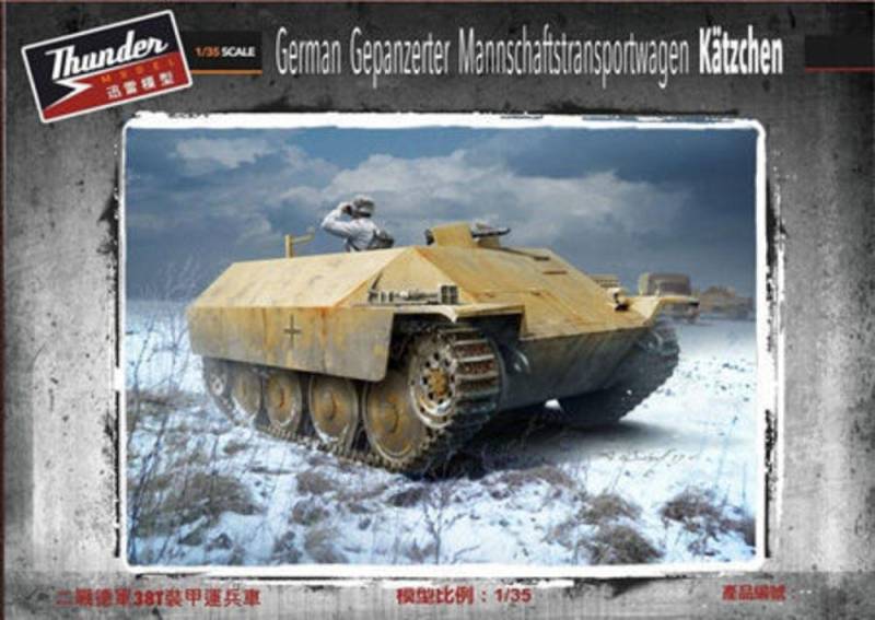 German Gepanzerter Mannschaftstransportwagen Kätzchen von Thundermodels