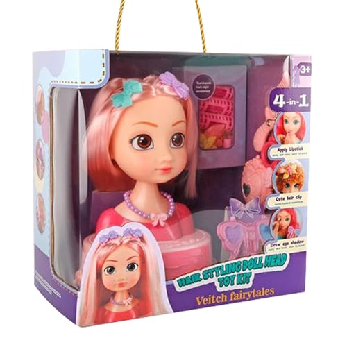 Tiajingzi Mädchen Beauty-Salon Set,Rollenspiel Frisierset Für Kleine Mädchen - Interaktives Hairstyling Styling-Spielzeug Für Kindergarten Reisen Schule Tiajingzi Mädchen Beauty-Salon Set,Rollenspiel Frisierset Für Kleine Mädchen - Interaktives Hairstyling Styling-Spielzeug Für Kindergarten Reisen Schule von Tiajingzi