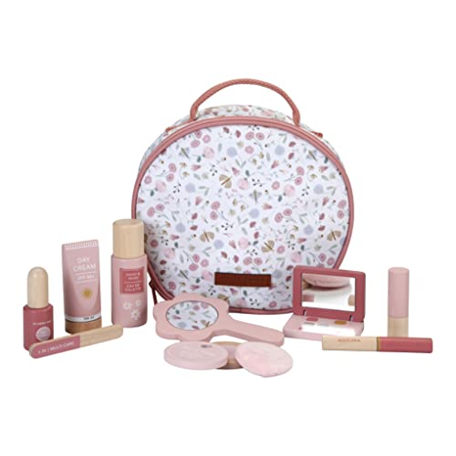 Little Dutch 7061 FSC Holz Spielset Beautycase Schminkkoffer - Flowers & Butterflies von Little Dutch