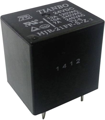 Tianbo Electronics HJR-21FF-S-Z 24VDC Printrelais 24 V/DC 15A 1 Wechsler von Tianbo Electronics