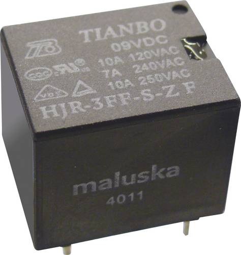 Tianbo Electronics HJR-3FF-06VDC-S-ZF Printrelais 6 V/DC 15A 1 Wechsler von Tianbo Electronics