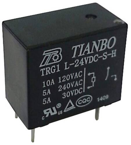 Tianbo Electronics TRG1 L-S-H 24VDC Printrelais 24 V/DC 3A 1 Schließer von Tianbo Electronics