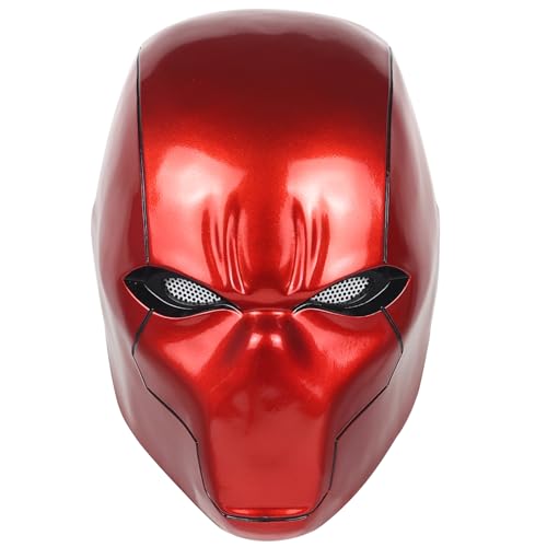 Tiangong Red Hood Helmet Metallic Effect Red Hood Mask Deluxe Cosplay Prop for Fans Collector's Edition (A) von Tiangong