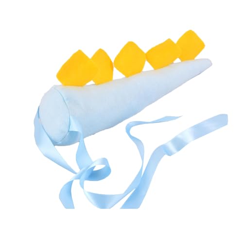 TiaoBug Kinder Halloween Drachen Schwanz 44CM Dinosaurier Tail Dino Cosplay Karneval Halloween Mottoparty Verkleidung Hellblau One Size von TiaoBug