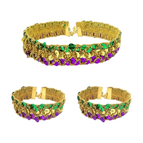 TiaoBug Mardi Gras Kostüm Zubehör Set Enthält Pailletten Fransen Röcke Maske Feder Kopfband Halsketten Für Karneval Party Typ A Einheitsgröße TiaoBug Mardi Gras Kostüm Zubehör Set Enthält Pailletten Fransen Röcke Maske Feder Kopfband Halsketten Für Karneval Party Typ A Einheitsgröße von TiaoBug