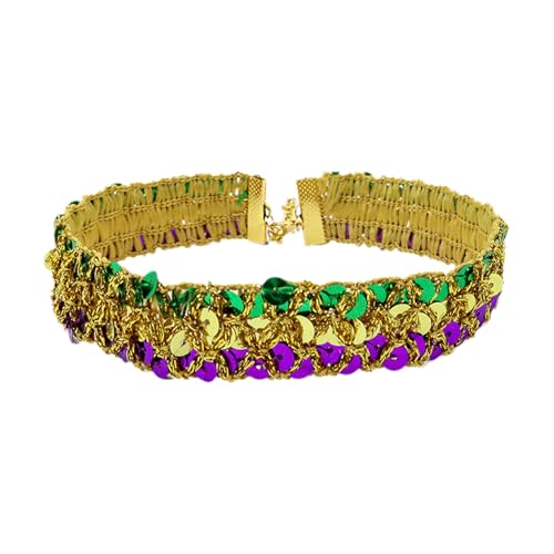 TiaoBug Mardi Gras Kostüm Zubehör Set Enthält Pailletten Fransen Röcke Maske Feder Kopfband Halsketten Für Karneval Party Typ F Einheitsgröße TiaoBug Mardi Gras Kostüm Zubehör Set Enthält Pailletten Fransen Röcke Maske Feder Kopfband Halsketten Für Karneval Party Typ F Einheitsgröße von TiaoBug