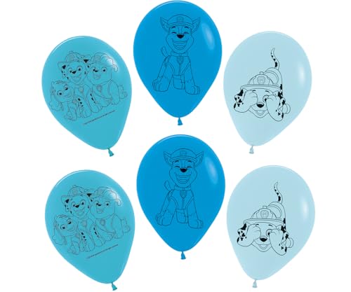 5 Luftballons * PAW PATROL * als Deko für Kindergeburtstag und Motto-Party | Größe: 30cm, heliumgeeignet | Set Kinder Geburtstag Ballon von Tib Heyne