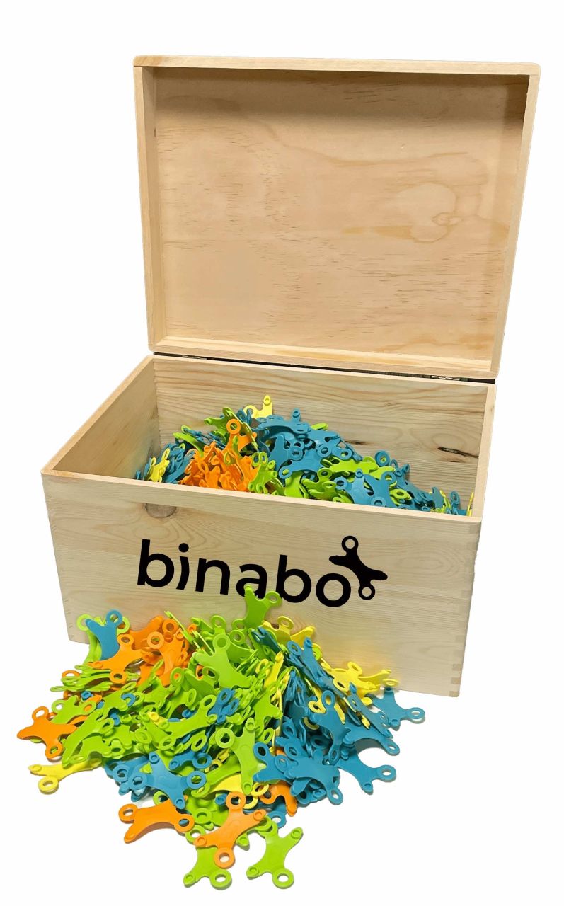 Binabo 1000 – 1000 chips mixed colour, TicToys von TicToys