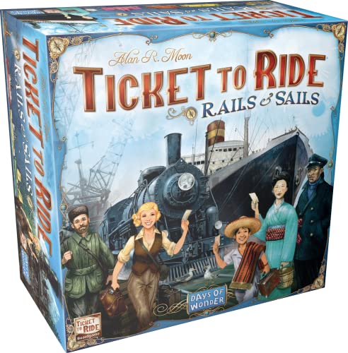 Days of Wonder | Ticket to Ride Rail & Sails | NL | Boargame | Alter 10+ | 2-5 Spieler | 60-120 Minuten von Ticket to Ride