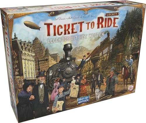 Ticket to Ride DOW 720536NL Brettspiel, rot red von Ticket to Ride