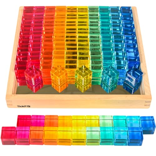 TickiT 73548 Gem Cube Spiegeltablett, M von TickiT