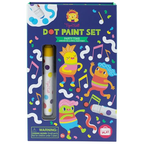 Tiger Tribe - Dot Paint Set/Party Time Filzstifte und Textmarker, Mehrfarbig (3760643) von Tiger Tribe