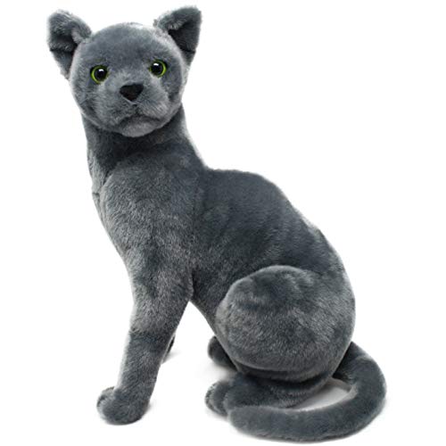 TigerHart Rae The Russian Blue Cat - 12 Inch Grey Stuffed Animal Plush Gray Cat TigerHart Rae The Russian Blue Cat - 12 Inch Grey Stuffed Animal Plush Gray Cat von TigerHart