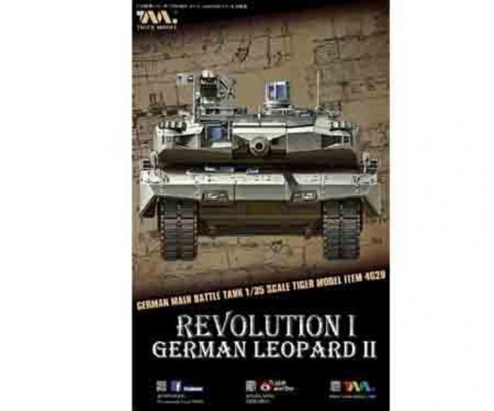 German Main Battle Tank Revolution I Leopard II von Tigermodel