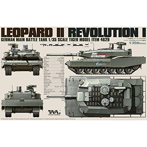 Tigermodel TG-4629 Modellbausatz German Main Battle Panzer Revolution I Leopard II von Tigermodel