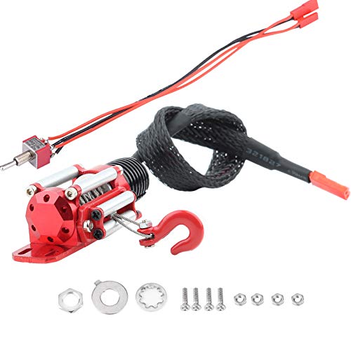 Tihebeyan 10 RC Crawler Winch Climbing Cars Elektrische Metallwinde, Sehr und Reduktiv für SCX10 D90 D110 TF2 TRX4 KM2 von Tihebeyan