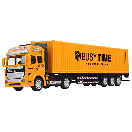 Tihebeyan Container-LKW-Modell, Hochsimuliertes Legierungs-Container-LKW-Modell, Kinderauto, Spielzeugfahrzeug für Sammlung, Geschenke, Schmuck, Art der Waren (Container-LKW) von Tihebeyan