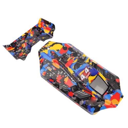 Tihebeyan Ersatz-RC-Car-Shell-Abdeckung, Vollständig Kompatibel mit WLtoys 124007 RC-Car, Inklusive Heckflügel für Balance und Stabilität, Realistisches Design von Tihebeyan