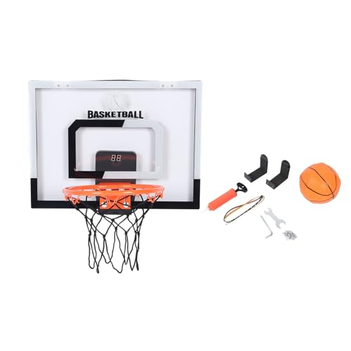 Tihebeyan Faltbarer -Basketballkorb mit Transparenter Rückwand, an der Wand Montierter Punkteständer für den Innenbereich, für den Heimschulclub von Tihebeyan